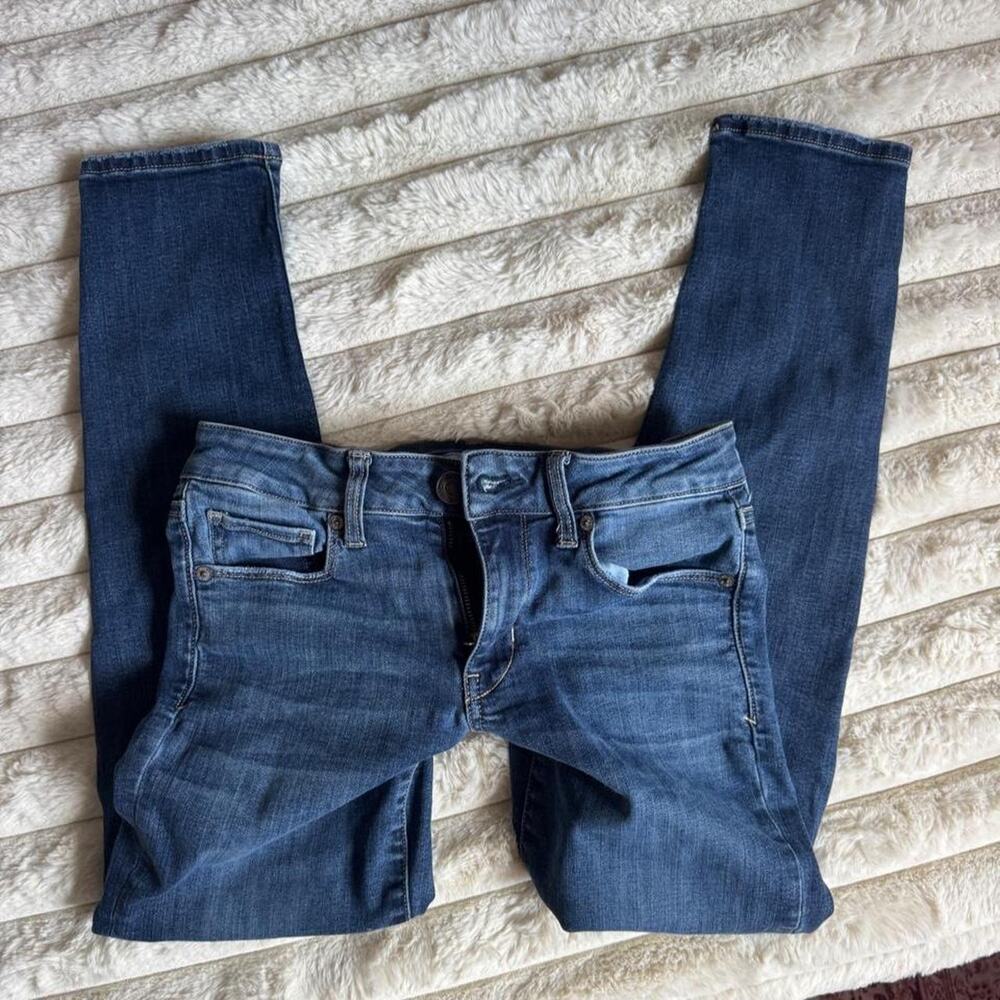 American eagle blue super stretch